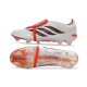 Bota adidas Predator 26 Elite Tongue FG Blanco Rojo Negro