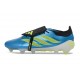 Bota adidas Predator 26 Elite Tongue FG Azul Lucid Lemon