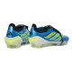 Bota adidas Predator 26 Elite Tongue FG Azul Lucid Lemon