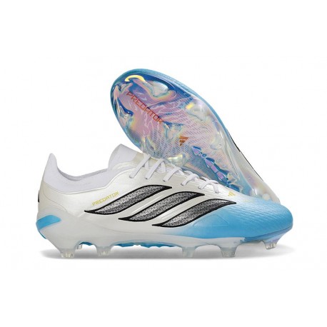 Zapatillas de Fútbol adidas Predator Elite L FG Blanco Azul Negro