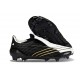Tacos de Futbol Adidas Bota F50 Elite FG Negro Blanco
