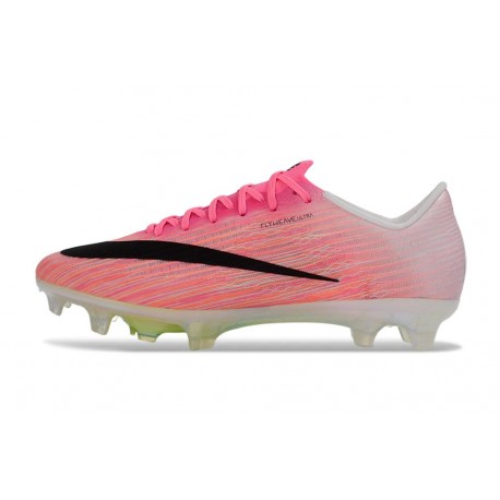 Bota de Futbol Nike Zoom Mercurial Vapor 17 Elite FG Rosa Negro Blanco
