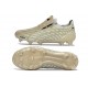 Tacos de Futbol Adidas Bota F50 Spider Elite FG Dorada Gris