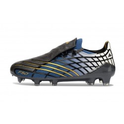 Tacos de Futbol Adidas Bota F50 Spider Elite FG Negro Azul Dorada