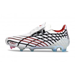 Tacos de Futbol Adidas Bota F50 Spider Elite FG Blanco Rojo Azul