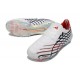 Tacos de Futbol Adidas Bota F50 Spider Elite FG Blanco Rojo Azul