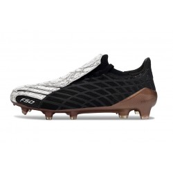 Tacos de Futbol Adidas Bota F50 Spider Elite FG Blanco Negro Dorado