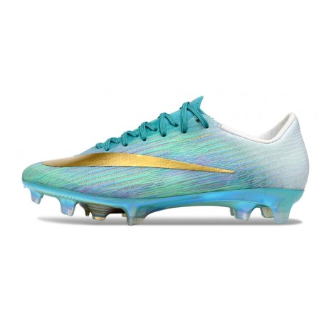 Bota de Futbol Nike Zoom Mercurial Vapor 17 Elite FG Verde Dorado