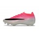 Bota de Futbol Nike Zoom Mercurial Vapor 17 Elite FG Rosa Negro