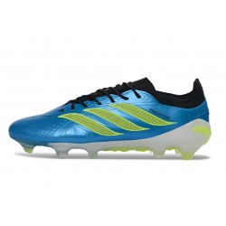 Zapatillas de Fútbol adidas Predator Elite L FG Azul Verde Lima