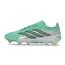 Zapatillas de Fútbol adidas Predator Elite L FG Verde Plateada