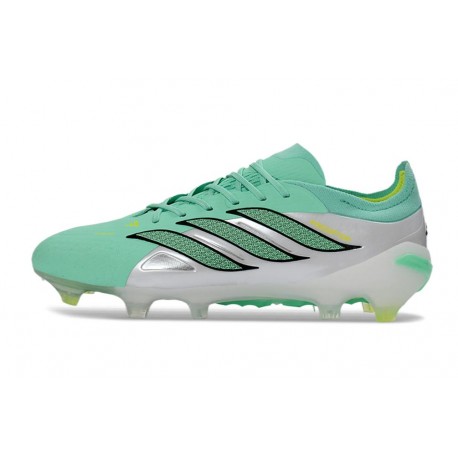 Zapatillas de Fútbol adidas Predator Elite L FG Verde Plateada