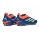 Bota adidas Predator Sin Cordones Elite FG Azul Naranja Amarillo