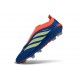 Bota adidas Predator Sin Cordones Elite FG Azul Naranja Amarillo