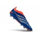 Bota adidas Predator Sin Cordones Elite FG Azul Naranja Amarillo