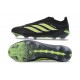 Bota adidas Predator Sin Cordones Elite FG Negro Verde