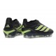 Bota adidas Predator Sin Cordones Elite FG Negro Verde