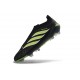 Bota adidas Predator Sin Cordones Elite FG Negro Verde