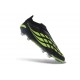 Bota adidas Predator Sin Cordones Elite FG Negro Verde