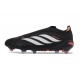 Bota adidas Predator Sin Cordones Elite FG Negro Blanco