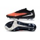 Bota de Futbol Nike Phantom 6 Low Elite FG Rojo Negro Plateado