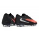 Bota de Futbol Nike Phantom 6 Low Elite FG Rojo Negro Plateado