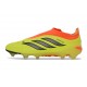 Bota adidas Predator Sin Cordones Elite FG Amarillo Negro