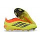 Bota adidas Predator Sin Cordones Elite FG Amarillo Negro