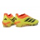 Bota adidas Predator Sin Cordones Elite FG Amarillo Negro