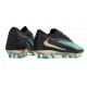 Bota de Futbol Nike Phantom 6 Low Elite FG Verde Negro Dorado
