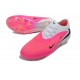 Bota de Futbol Nike Phantom 6 Low Elite FG Rosa Blanco