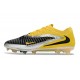 Bota de Futbol Nike Phantom 6 Low Elite FG Amarillo Negro Plateado