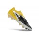 Bota de Futbol Nike Phantom 6 Low Elite FG Amarillo Negro Plateado
