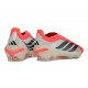 Bota adidas Predator Sin Cordones Elite FG Rojo Lúcido Negro Ftwr Blanco