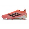 Bota adidas Predator Sin Cordones Elite FG Rosa Negro