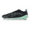 Bota adidas Predator Sin Cordones Elite FG Negro Verde