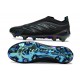Bota adidas Predator Sin Cordones Elite FG Negro Azul