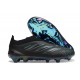 Bota adidas Predator Sin Cordones Elite FG Negro Azul
