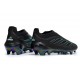 Bota adidas Predator Sin Cordones Elite FG Negro Azul