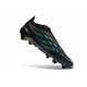 Bota adidas Predator Sin Cordones Elite FG Negro Azul
