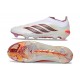 Bota adidas Predator Sin Cordones Elite FG Blanco Rojo Negro
