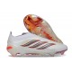 Bota adidas Predator Sin Cordones Elite FG Blanco Rojo Negro