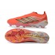 Bota adidas Predator Sin Cordones Elite FG Solar Turbo Cromo Termal Negro