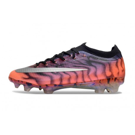 Botas de Fútbol Nike Mercurial Vapor 17 Elite FG Naranja Negro Plateado