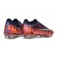 Botas de Fútbol Nike Mercurial Vapor 17 Elite FG Naranja Negro Plateado