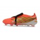 Bota adidas Predator 26 Elite Tongue FG Naranja Dorado Negro