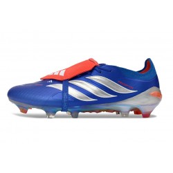 Zapatillas de Fútbol adidas Predator Elite FT FG Azul Rojo Plateado