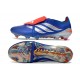 Zapatillas de Fútbol adidas Predator Elite FT FG Azul Rojo Plateado