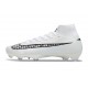 Bota de Fútbol Nike Mercurial Superfly 10 Elite FG Blanco Negro