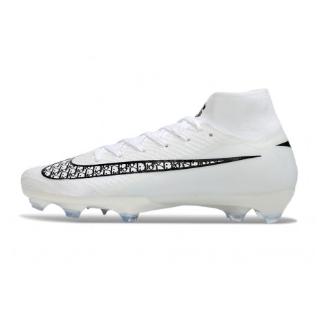 Bota de Fútbol Nike Mercurial Superfly 10 Elite FG Blanco Negro